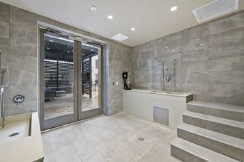 Dog parks and dog wash rooms